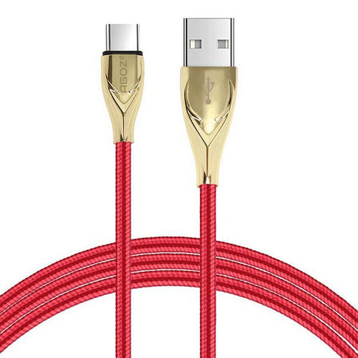 Gold/Red USB-C Cable Fast Charger