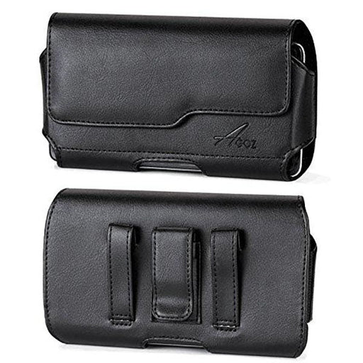 Leather iPhone 15 Pro Max Case with Belt Clip