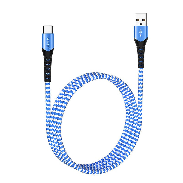 Premium Blue USB-C Cable Fast Charger for Motorola