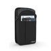 Newland POS terminal in an AgozTech black canvas case with front pocket holding cards and credentials.