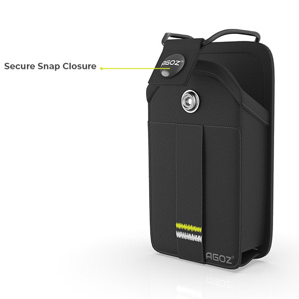 Durable Cobra Radio Case with Snap Closure