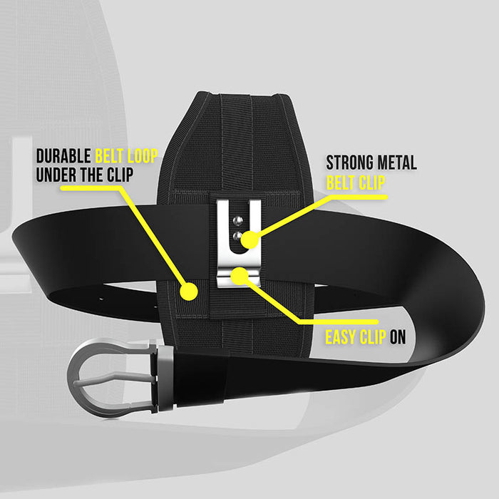 Estuche blindado resistente para WASP DR4 2D con clip metálico para cinturón