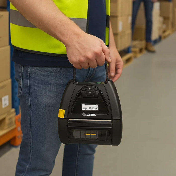 Leather Hand Strap for Zebra QLn320 Barcode Label Printer