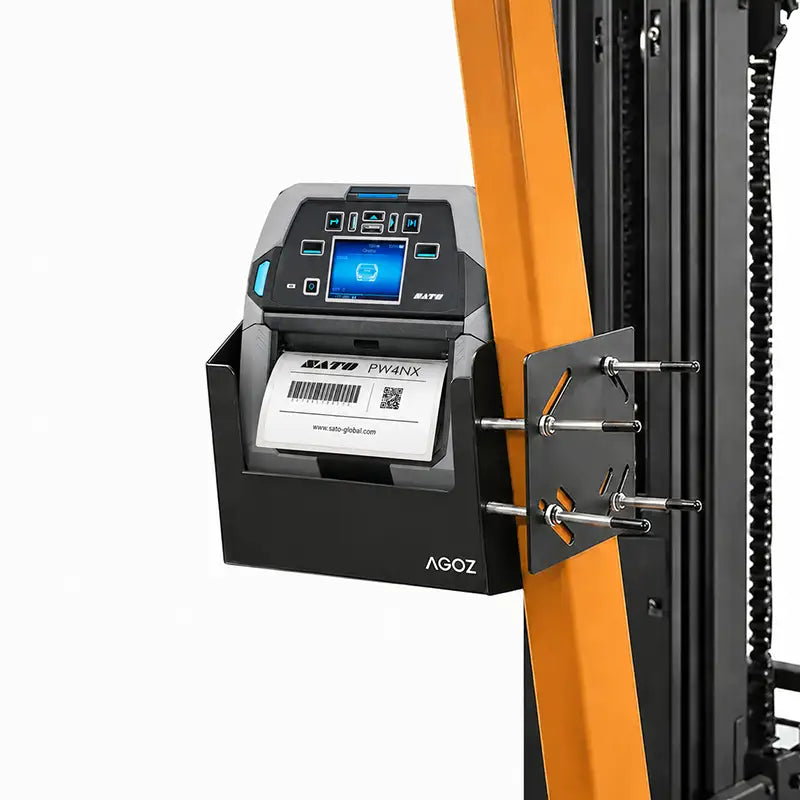 SATO Mobile Printer Forklift Holder Mount | AgozTech