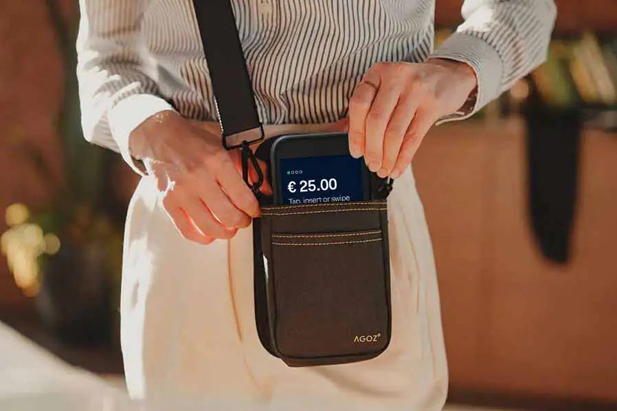 AMP POS Terminal Holster with Sling/Waist belt 