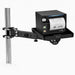 Seiko SII printer secured on an Agoz adjustable pole-mount shelf for facility service and administrative labeling stations.