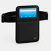 Black Agoz waist belt case holding a Unitech RT112 tablet with an adjustable belt
