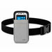 Gray Panasonic Toughbook waist belt pouch shown with a Toughbook device secured in the front pocket and an adjustable belt strap for mobile inspection work.