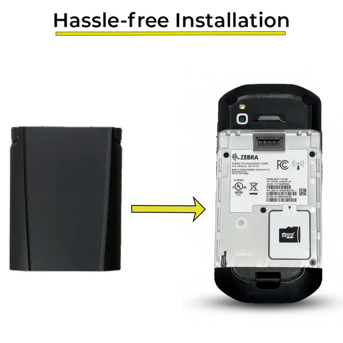 Replacement battery for Zebra Scanner BTRY-TC51-43MA1-01 / BT-000314