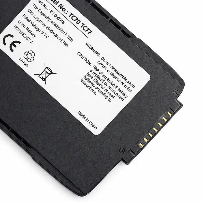 Zebra TC77 Scanner Replacement Battery 4620mAh | AgozTech