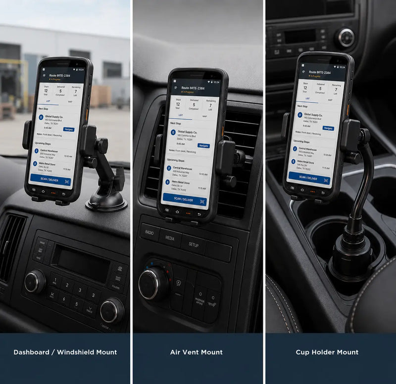 Fit and Function for Chainway Vehicle Cradle Mount