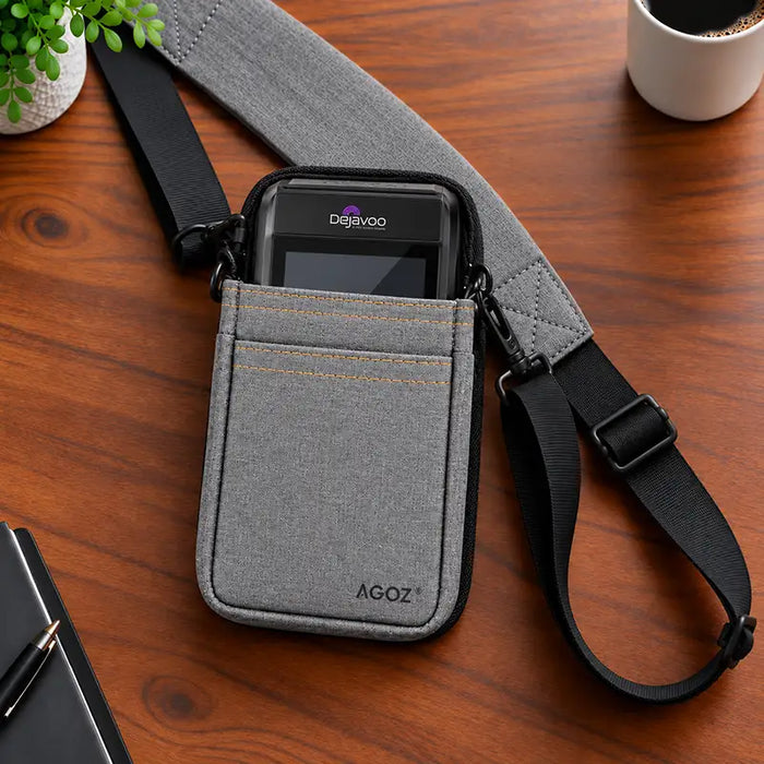 Gray Dejavoo POS holster with padded adjustable shoulder sling