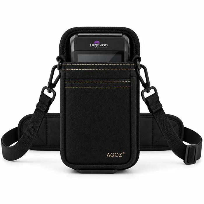 Black Agoz Dejavoo POS holster with adjustable crossbody sling