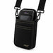 lack Agoz crossbody holster holding Dejavoo POS terminal