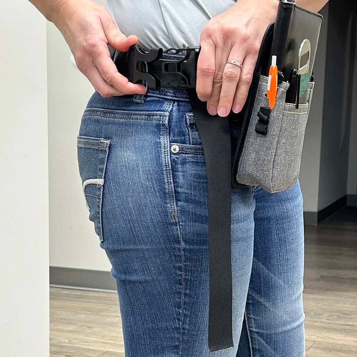 Double Pouch Waist Belt for Moneris Go Plus POS