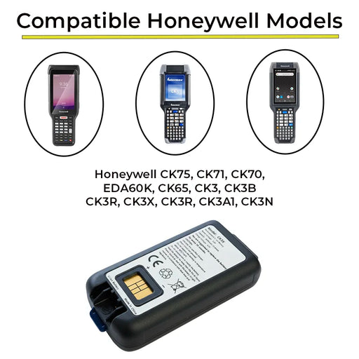 Reliable Replacement Battery for Honeywell CK65 Mobile Scanner
