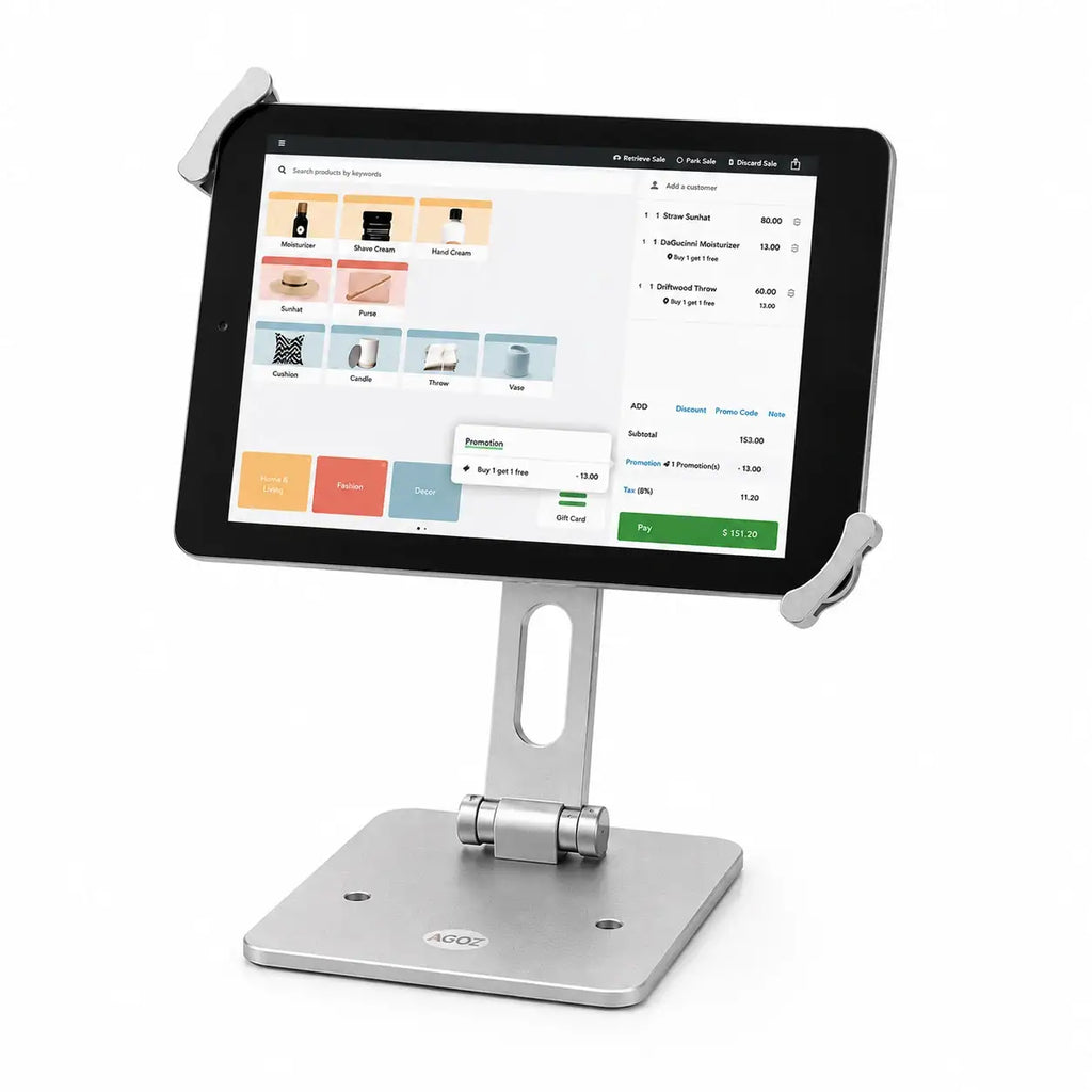 Microsoft Surface Go 3 POS Tablet Stand - Low-Profile | AgozTech