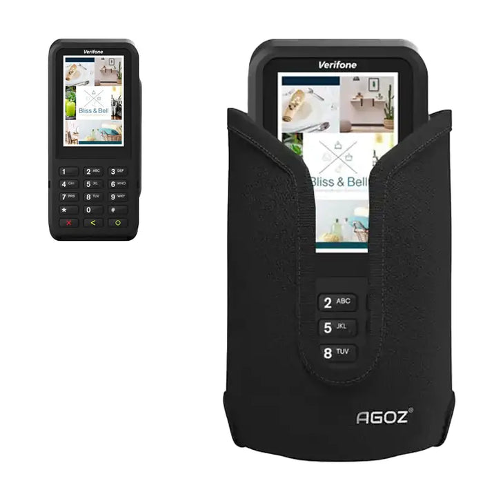 Heavy Duty Verifone V400m Case with Belt Clip and Loop