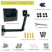 Heavy-Duty Metal Swing Arm Mount and Zebra Mobile Printer Holder