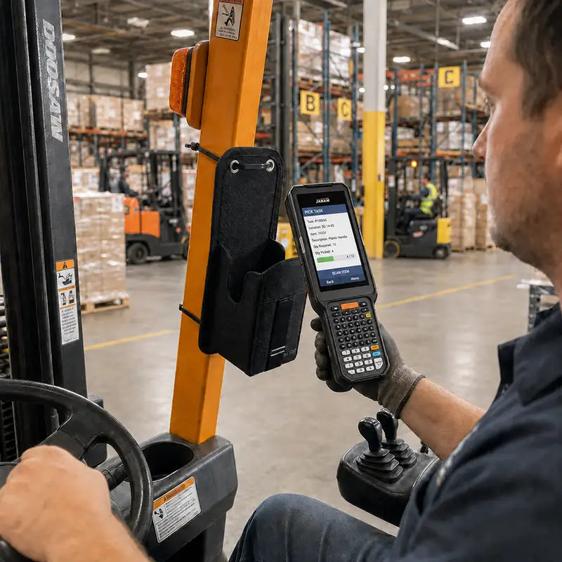 Keep Janam Mobile Scan Guns Ready Near Active Work Areas