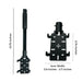 AgozTech drive thru handheld mount dimensions for Adyen payment terminal holder