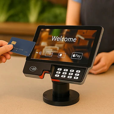 Low-Profile Swivel Stand for PAX Smart POS Terminal Tablet