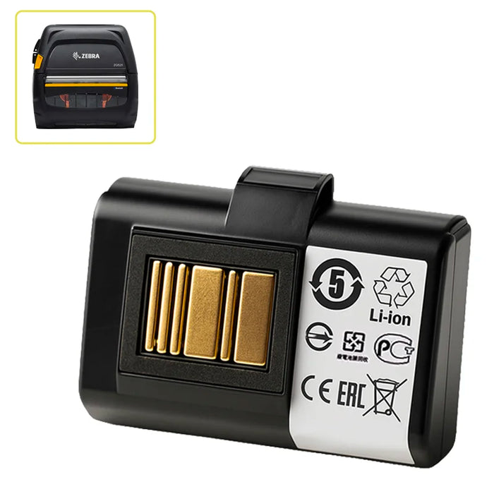 Replacement Battery Rechargeable Pack for Zebra ZQ521 Portable Printer
