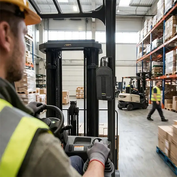 Stabilizing Scanning Equipment on Forklifts
