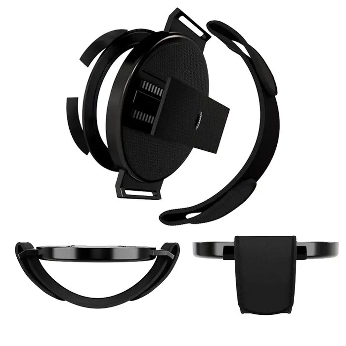 Multiple angle views of Tablet Hand Grip for Rugged Panasonic Tablets with adjustable strap