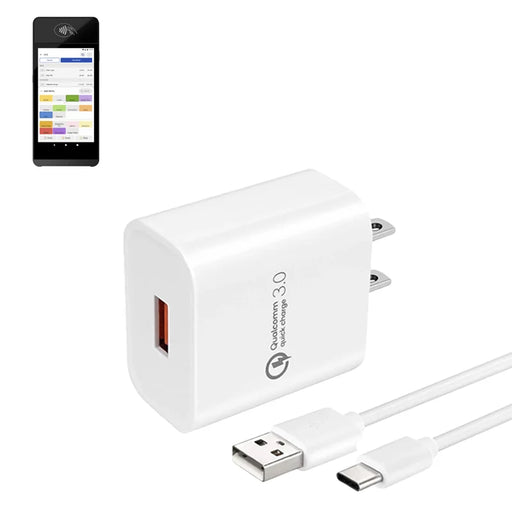Toast S1 Handheld POS Wall Charger with USB-C Cable; S1E2, Saturn1000-E and Saturn1000-E2