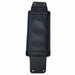 Black leather replacement hand strap for Toast Go 2 with stitched padded grip, elongated mounting tabs, and four installation holes.
