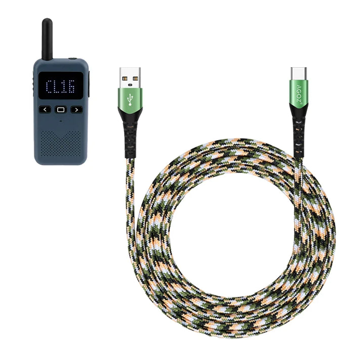 USB-C Cable Fast Charger for Retevis RB19 Radio