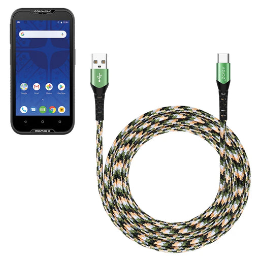 USB-C Fast Charger Cable for Datalogic Memor 20 Mobile Computer