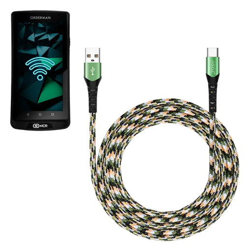 USB-C Fast Charger Cable for Orderman 9 Handheld Terminal