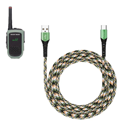 USB-C Fast Charger Cable for Rocky Talkie 5 Watt Radio