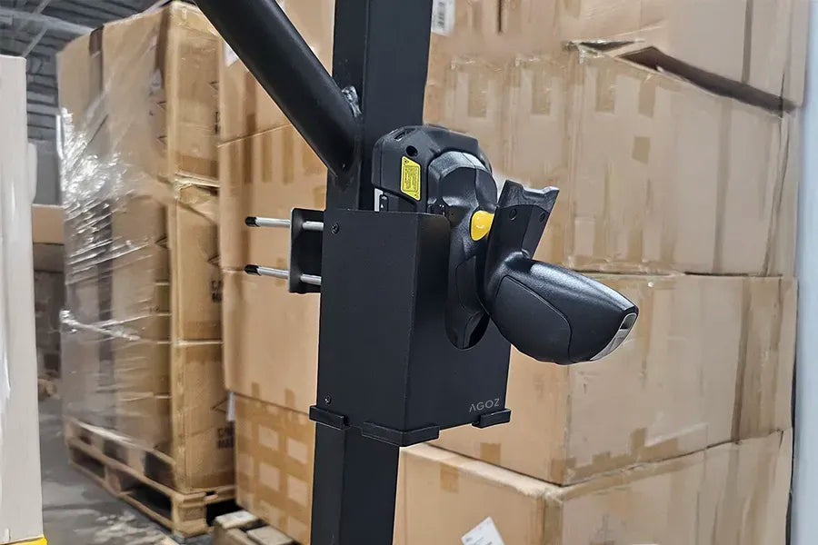 Unitech Mobile Metal Scanner Holder Mount for Forklifts | AgozTech