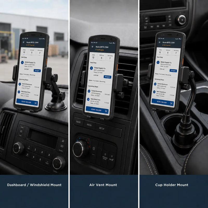 Fit and Function for Urovo Vehicle Cradle Mount