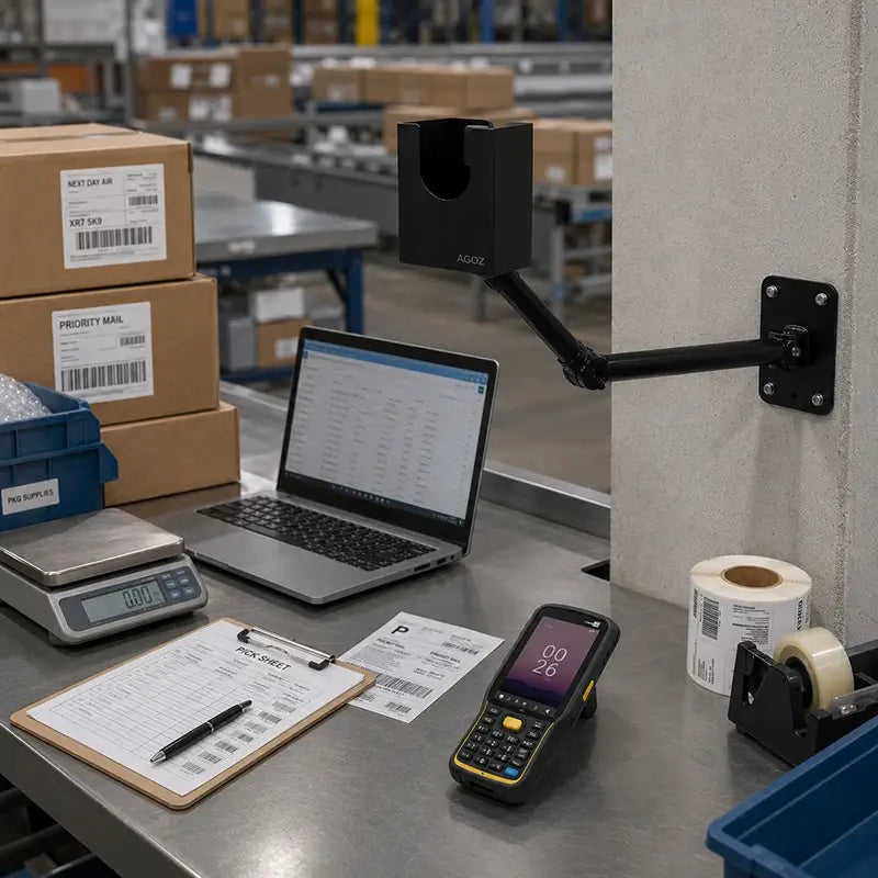 Fit and Function for CipherLab Swing Arm Scanner Mount