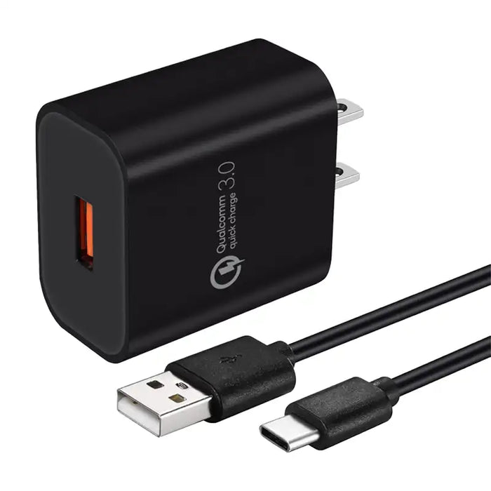 Wall Charger Adapter with USB-A to C Cable for PAX POS Terminals PAX A99 / White Wall Charger Adapter with USB-A to C Cable for PAX POS Terminals PAX A99 / White