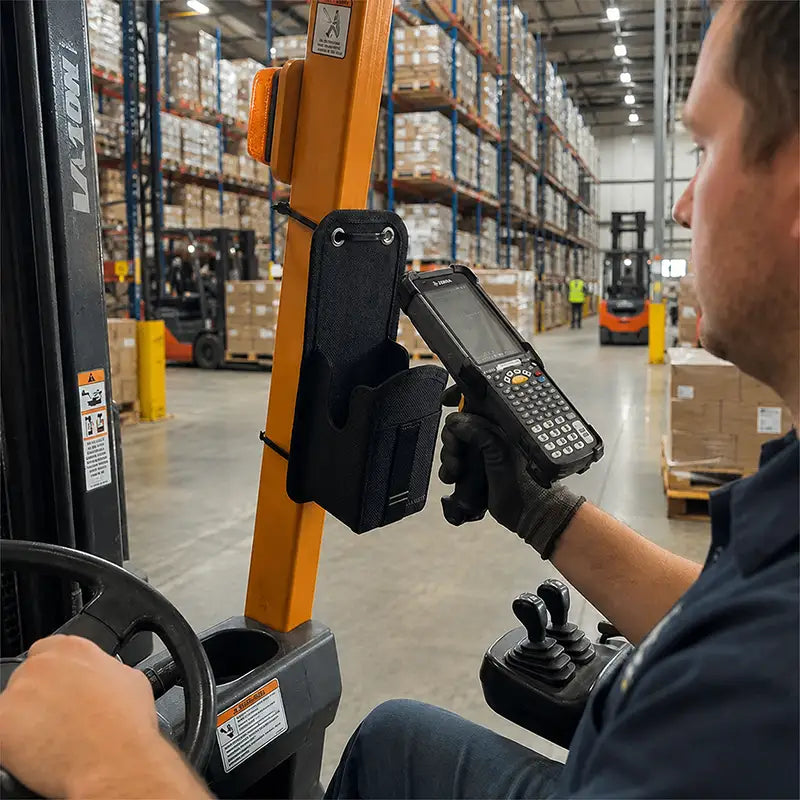 Create a Dedicated Home for Zebra Scan Guns on Warehouse Equipment