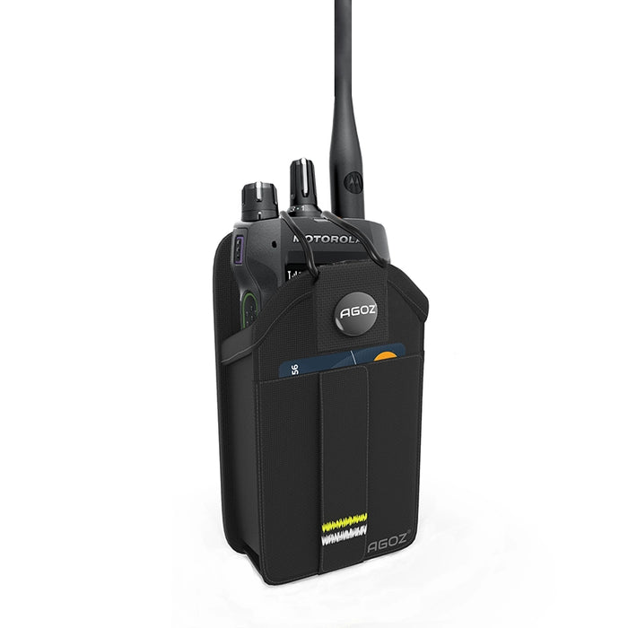Rugged Motorola APX 3000 Radio Holster with Snap Closure