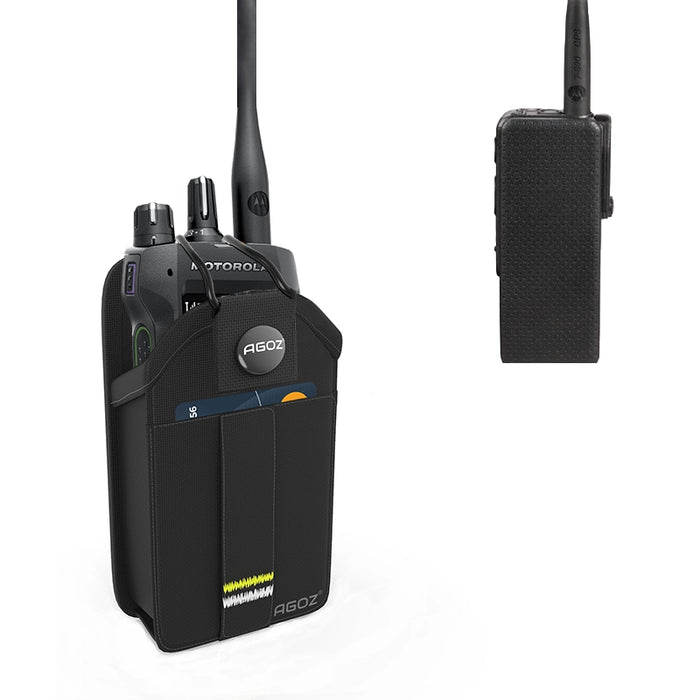 Rugged Motorola APX 3000 Radio Holster with Snap Closure