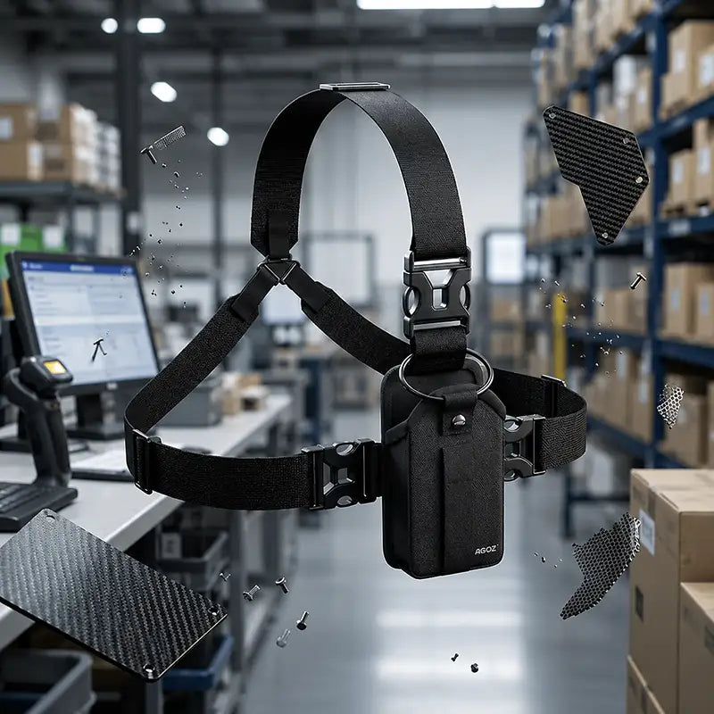 Cipherlab Holster CipherLab Scanner Chest Harness for Logistics & Shipping Teams | Agoz