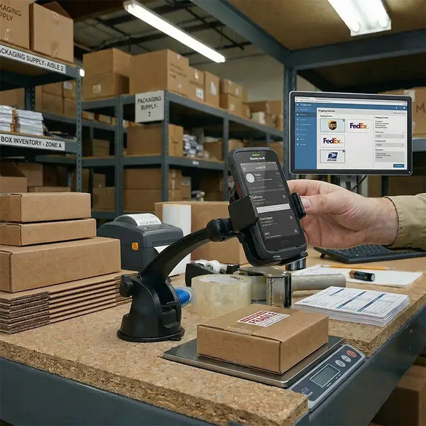 Dedicated Scanner Cradles for Busy Workstations