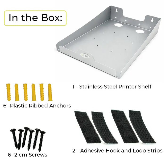 Wall Mounted Stainless Steel SEIKO SII POS Printer Shelf