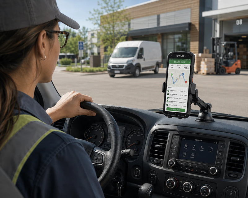 Keep Keyence Mobile Computers Ready for Field and Facility Routes