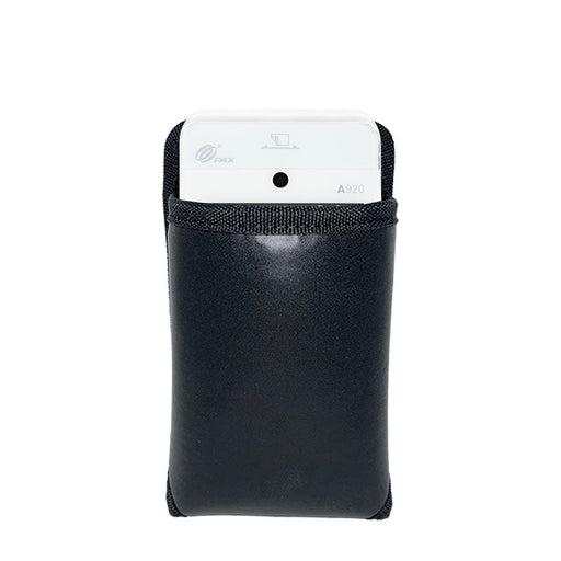 Leather PAX Handheld POS Case with Belt Clip and Loop