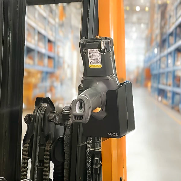 Heavy-Duty Mountable Metal Forklift Scanner Holder | AgozTech