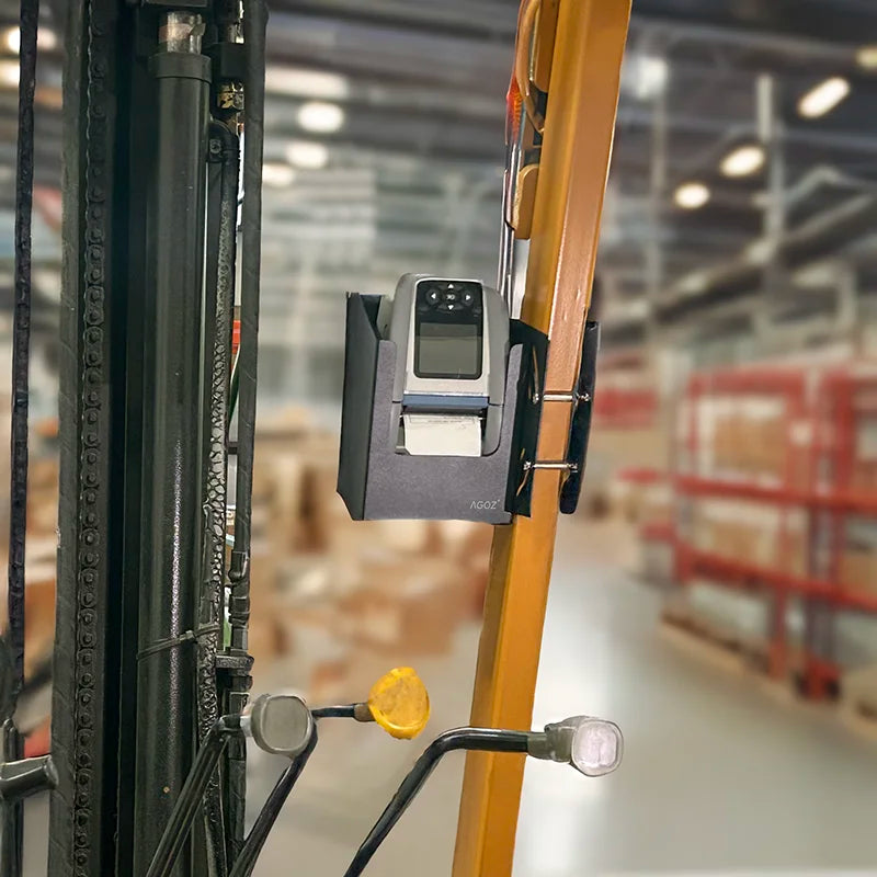 Durable Metal Forklift Holder Mount for Zebra ZQ521 Printer