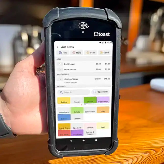 Silicone Sleeve Case for Toast Go 2 Handheld POS | AgozTech